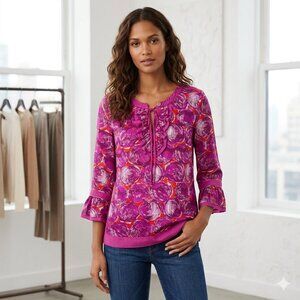 🩷TORY BURCH TUNIC-women’s tops-8-Designer-preppy-summer-quiet luxery-colorful🩷